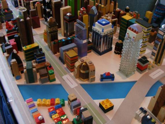 A Rojas-Style Model of the Santa Ana Station area.