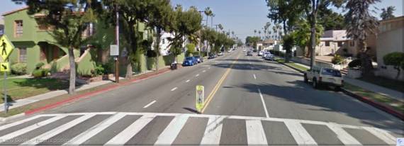 Standing at the intersection of 11th Ave and 48th Street, looking east.