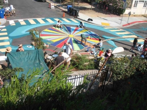 Just another Saturday at the Eco-Village. Photo: Yuki/Eco-Village Blog