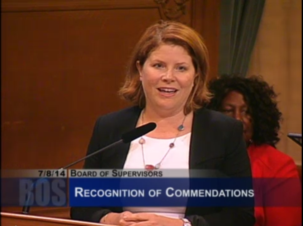 Soon-to-be LADOT General Manager Seleta Reynolds speaks before the S.F. County Supervisors on July 8th 2014. Watch full video here, Reynolds' item begins at 00:43.  