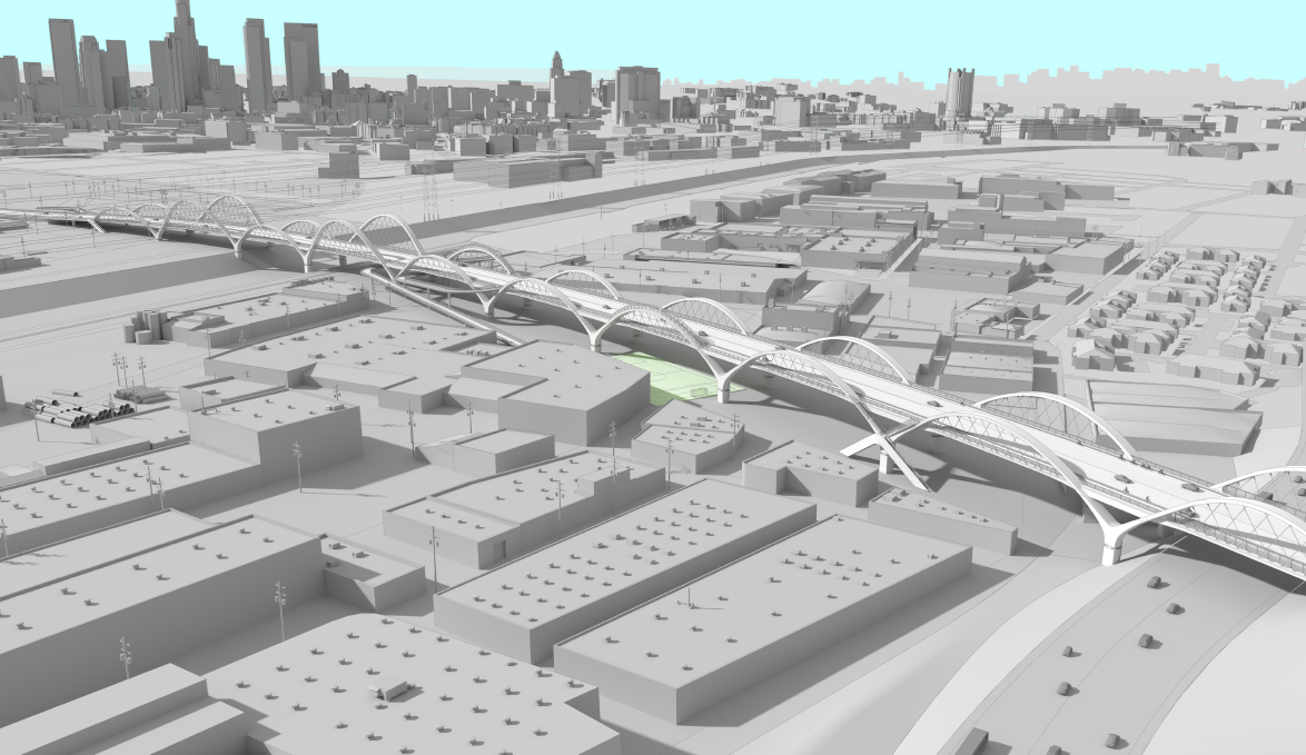 The new bridge appears to make space for cars, bicyclists, and pedestrians. Source: