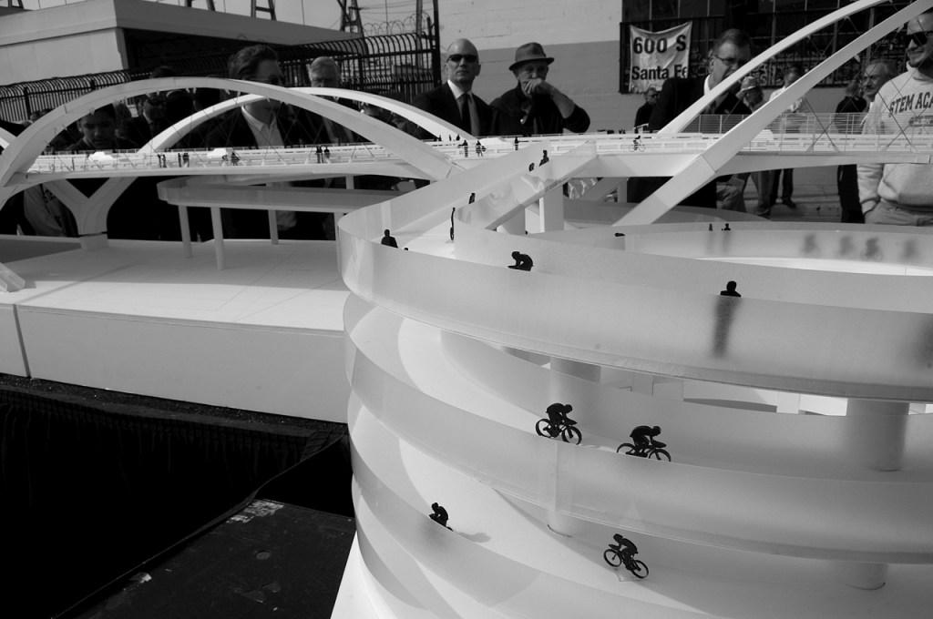 The 6th St. Viaduct Replacement Project Officially Breaks Ground; Actual Breaking of Ground Is Yet to Come