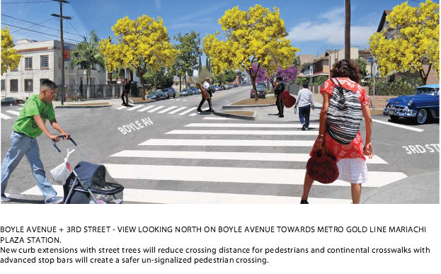 New crossings at 3rd and Boyle. Rendering: Deborah Murphy