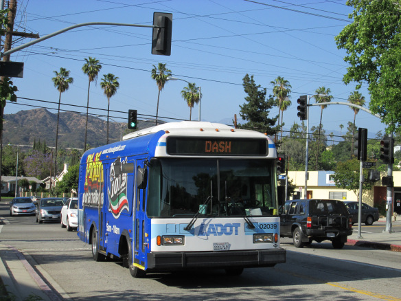 LADOT DASH bus - photo via Walk Eagle Rock