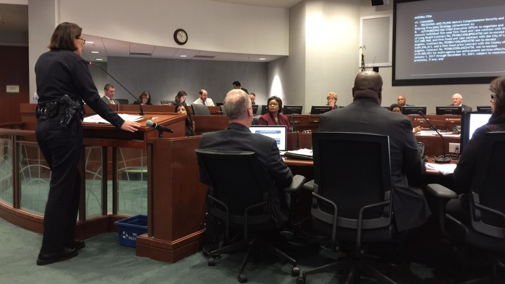 Metro Board to Consider $547M Multi-Agency Transit Policing Contract