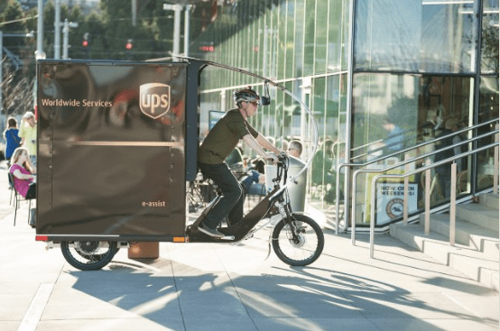 UPS Begins Delivering Packages via E-Trike in Portland