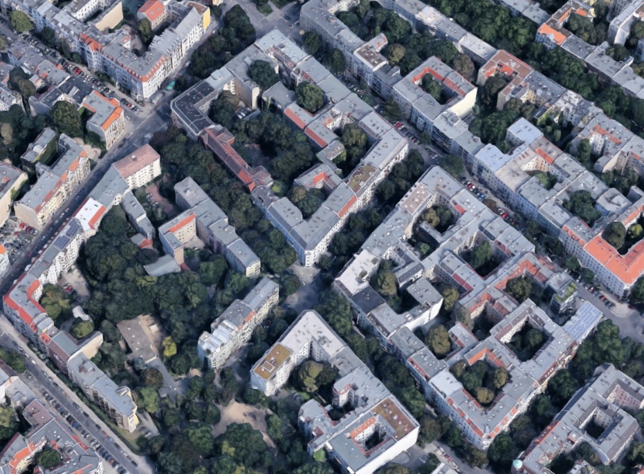 Downtown Berlin - via Google Earth