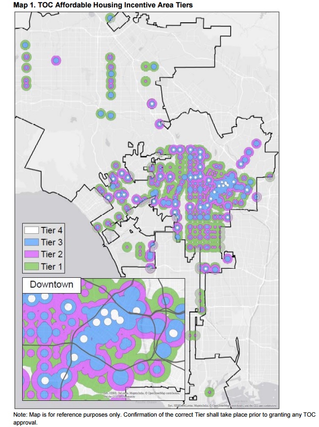 City Planning's proposed Transit-Oriented Communities overlay zone. Image via DCP