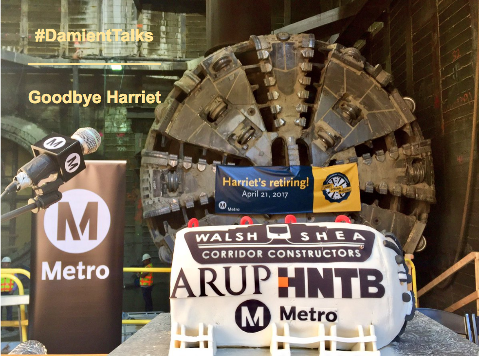 #DamienTalks – Goodbye Harriet and an Update on Crenshaw Construction