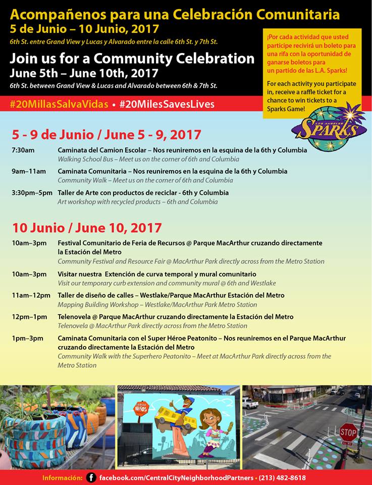 20 Miles Saves Lives events this week