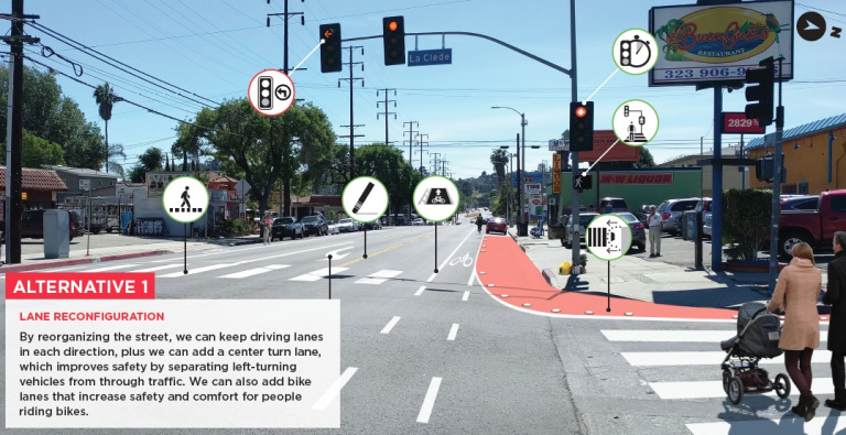 LADOT Hosts Second Workshop On Fletcher Drive Vision Zero Safety Improvements