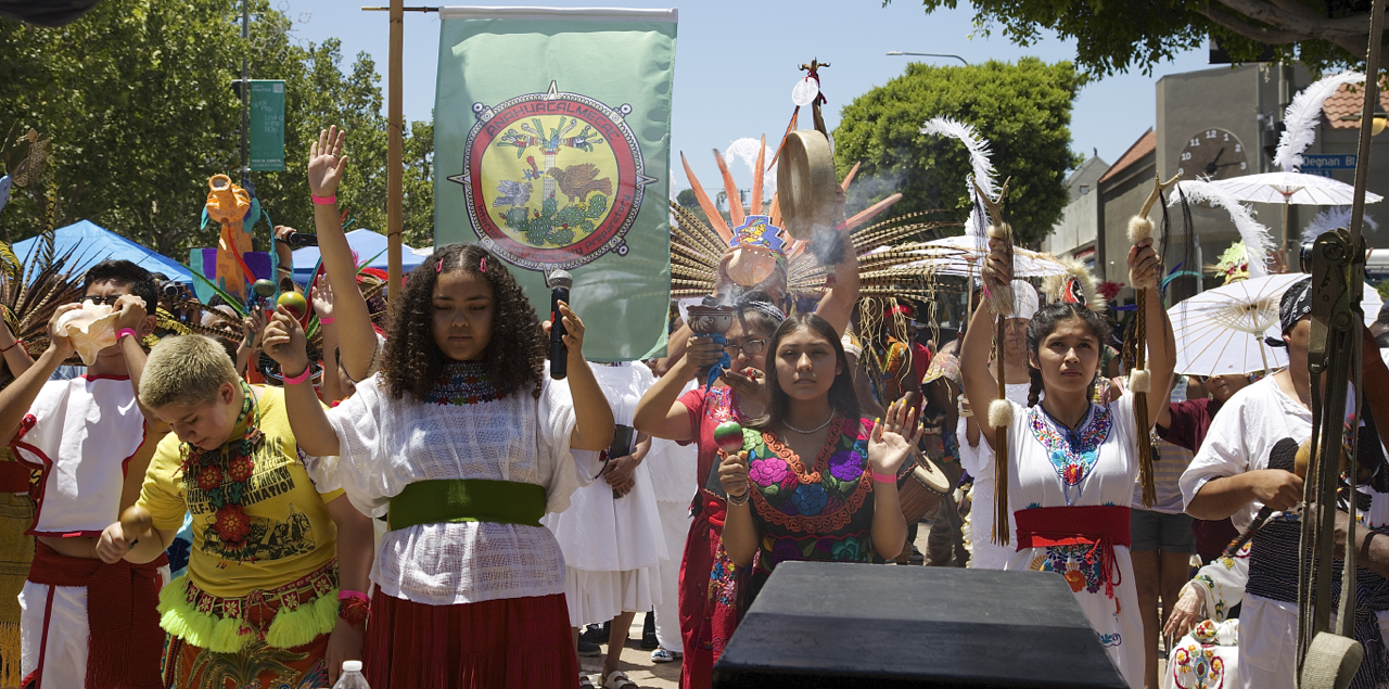 Heeding the four directions. Sahra Sulaiman/Streetsblog L.A.