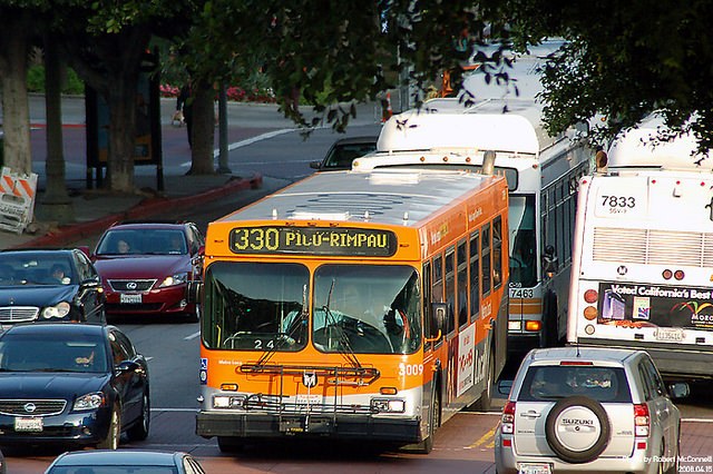 Los Angeles Bus Service Declined as Rail Expanded