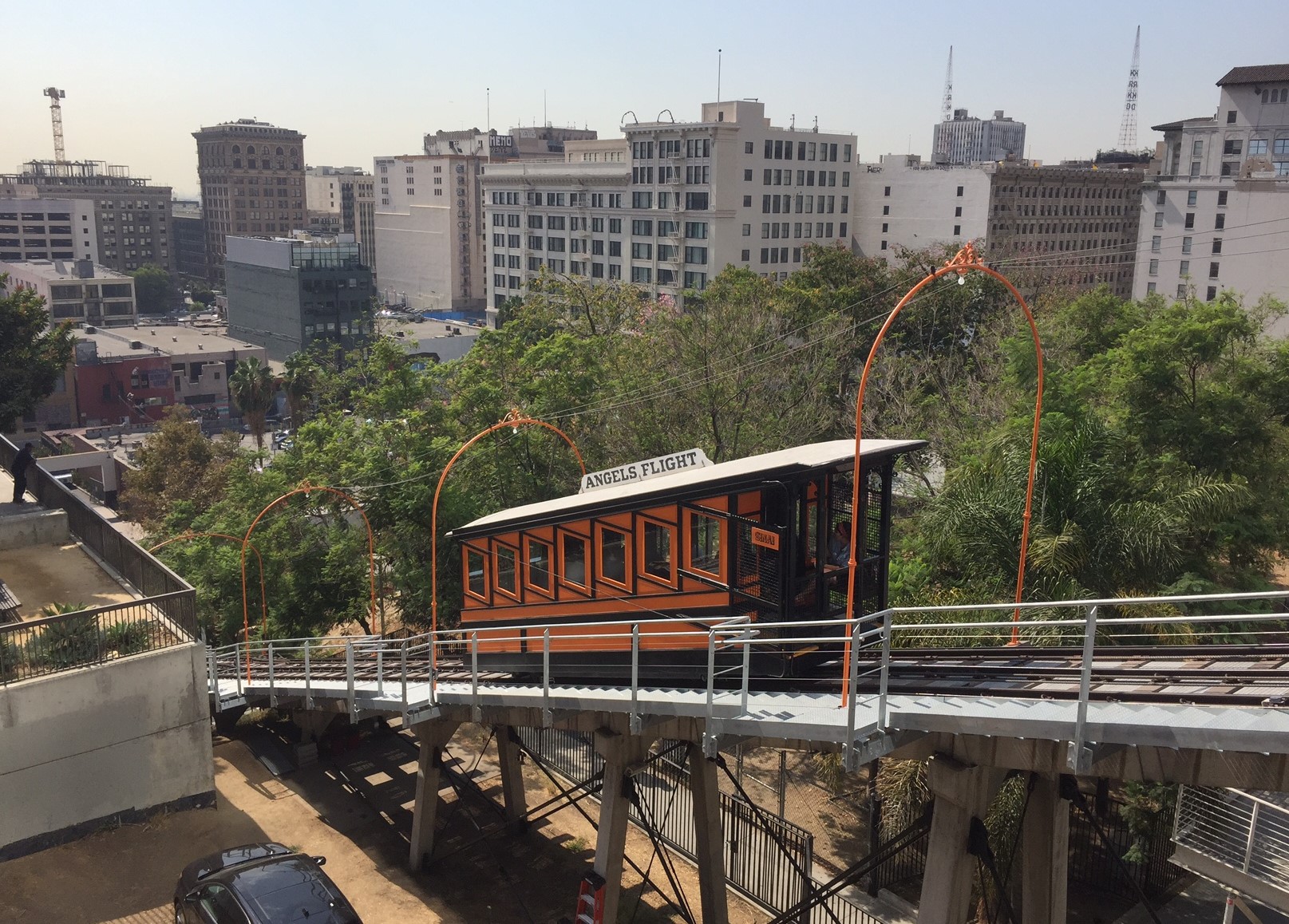 Angels Flight resumed operations today