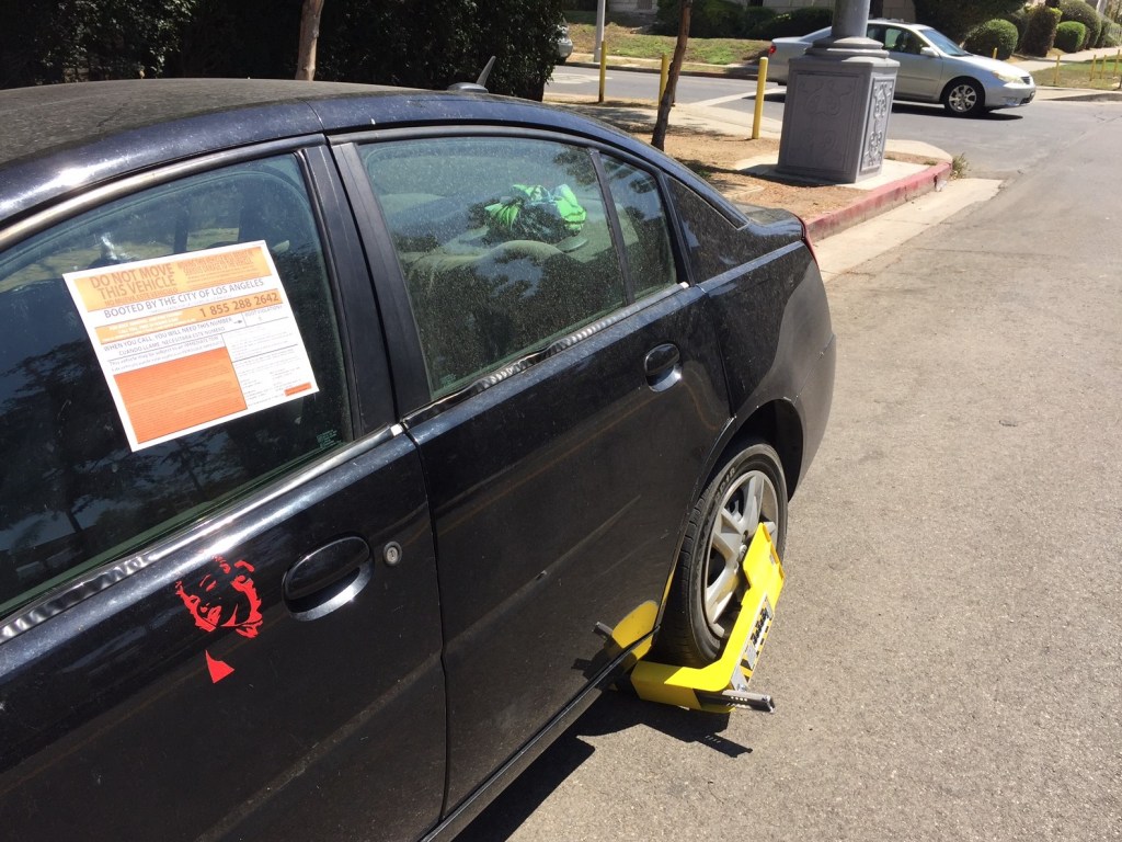 Eyes on the Street: Smart Parking Boots On L.A. Streets