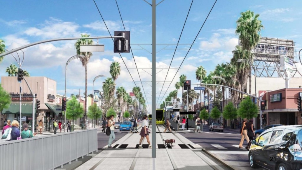 Metro Planning Committee OKs Light Rail Recommendation For Van Nuys Corridor