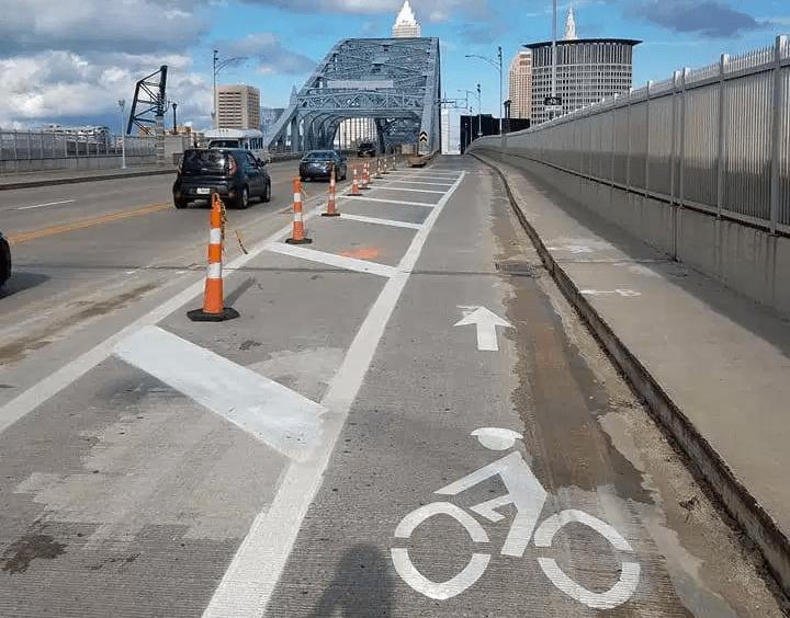 An Impressive New Bike Connection Highlights Changing Attitudes in Cleveland