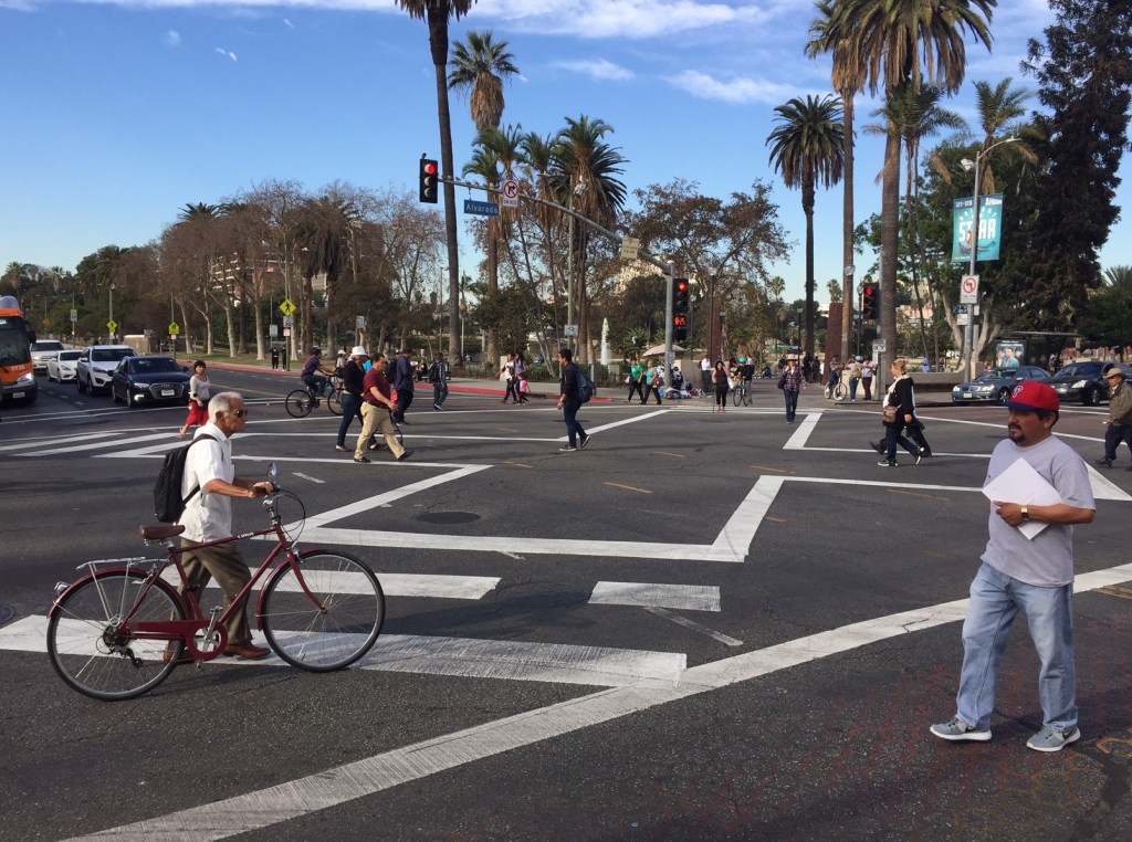 Eyes on the Street: Scramble Crossing at 7th and Avarado