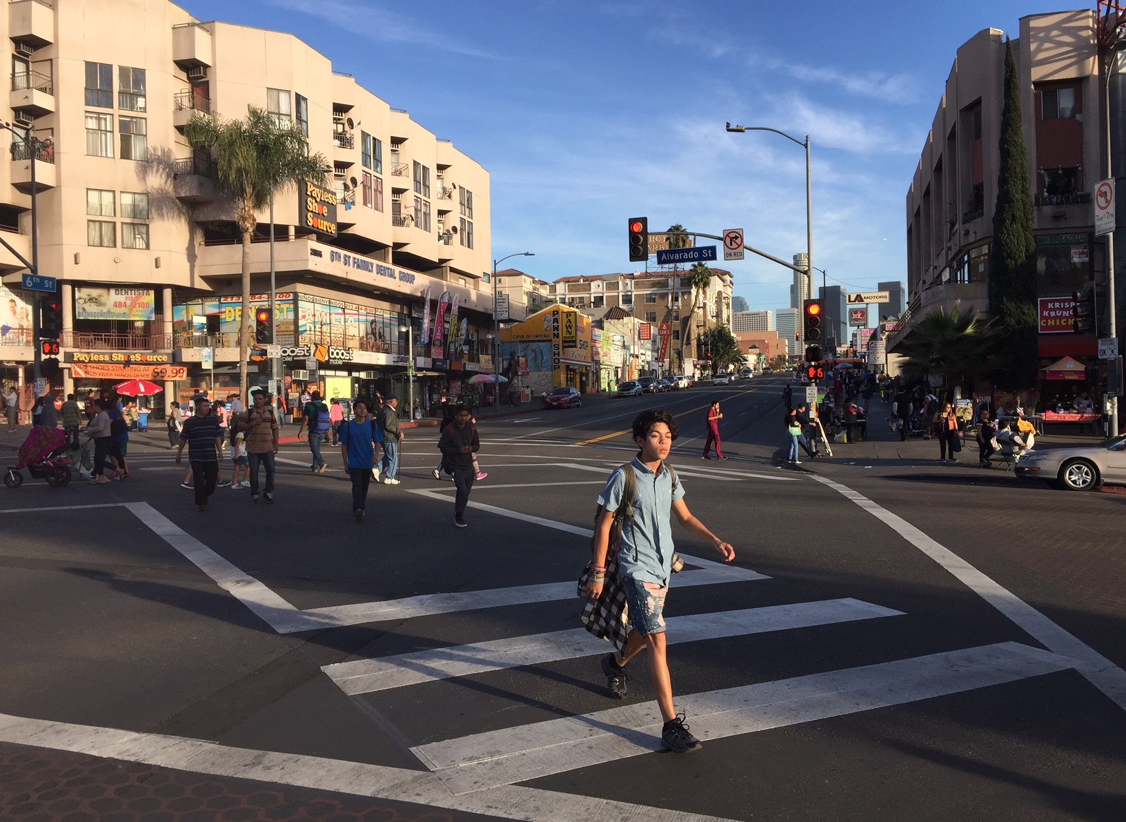 The northern scramble is at 6th and Alvarado