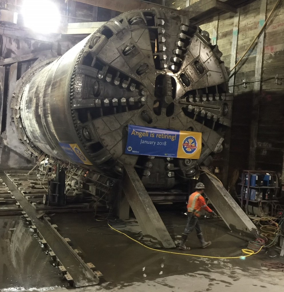 Metro Retires Regional Connector Tunnel Machine