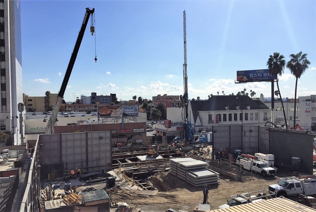 Eyes on the Street: Purple Line Construction on Wilshire in Koreatown
