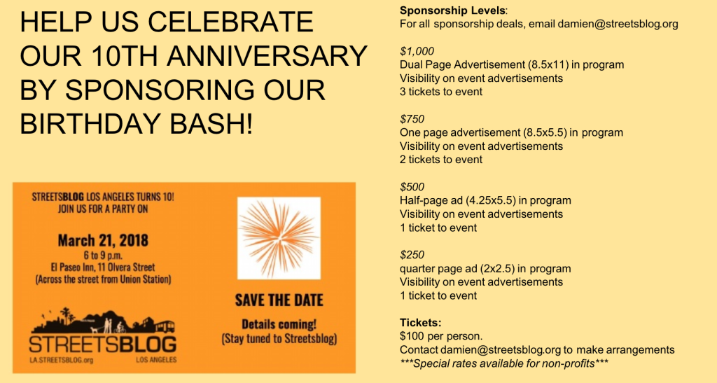 Thanks to Our Growing Sponsor List for our 10th Birthday. You Have One Week Left to Join Them!