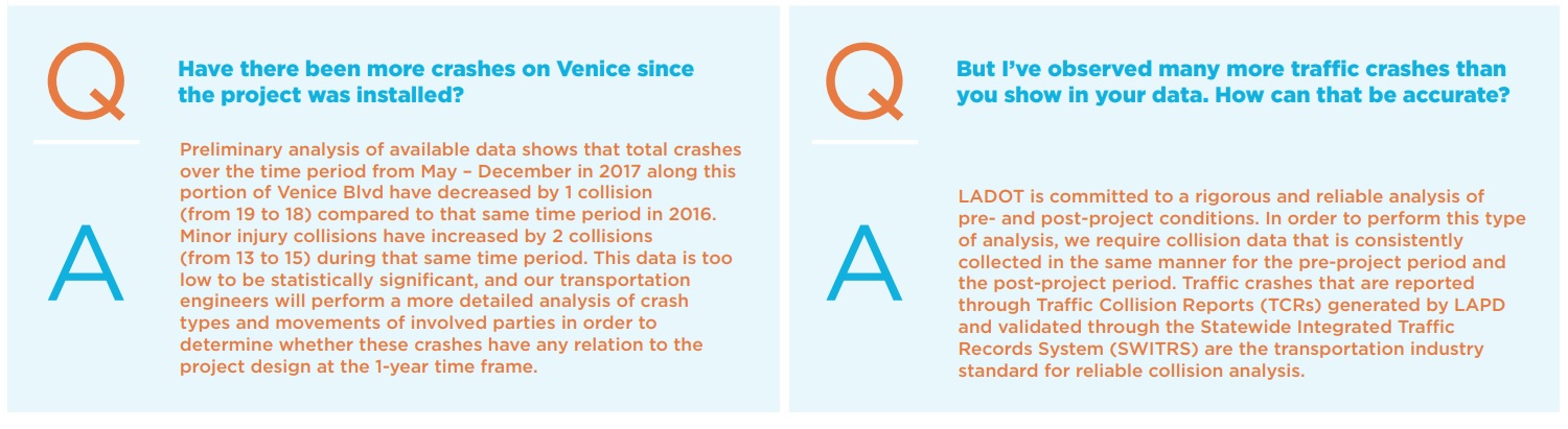 Venice Boulevard traffic crash FAQs - via LADOT
