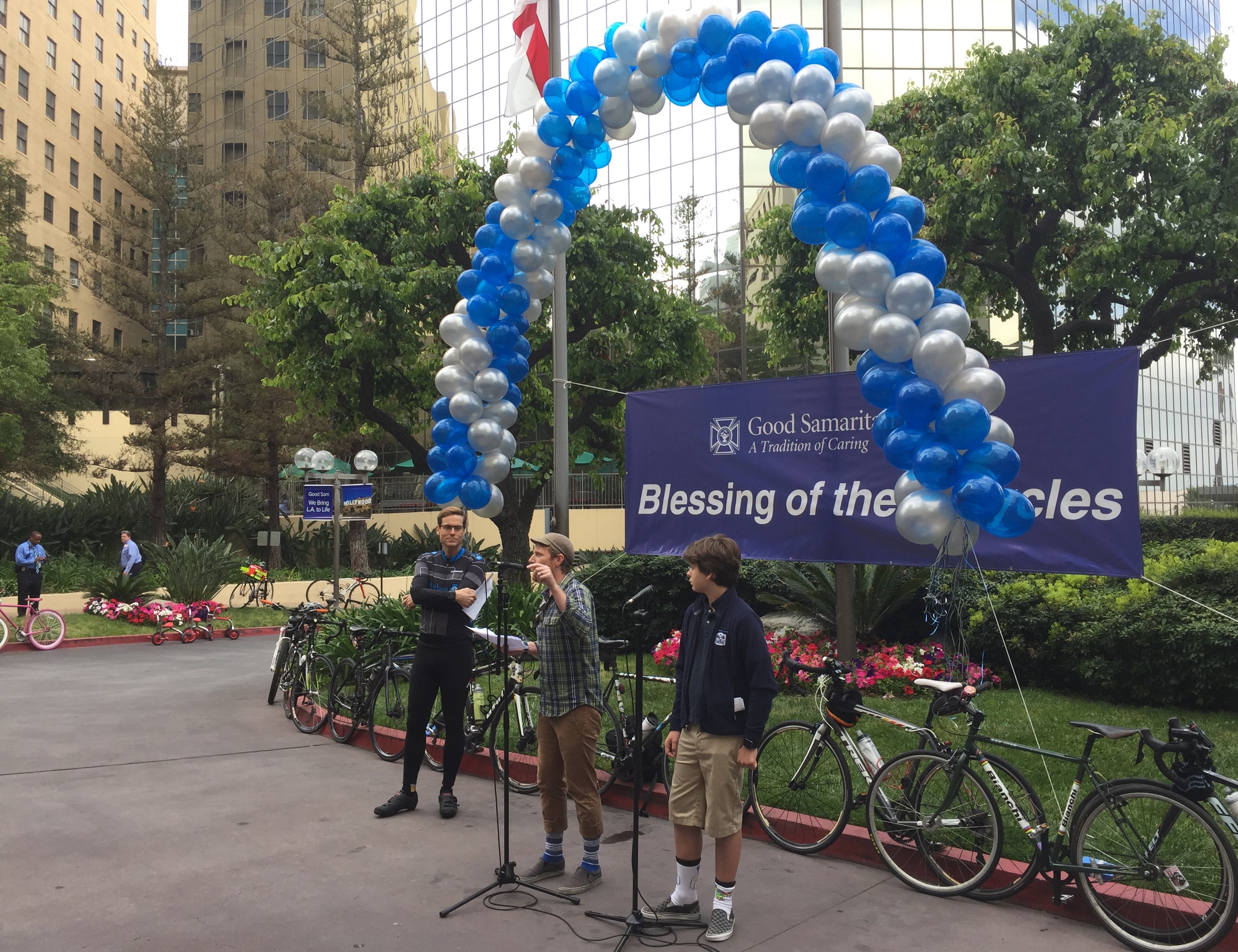 LACBC Executive Director Erik Jansen speaking on the meaning of the Good Samaritan