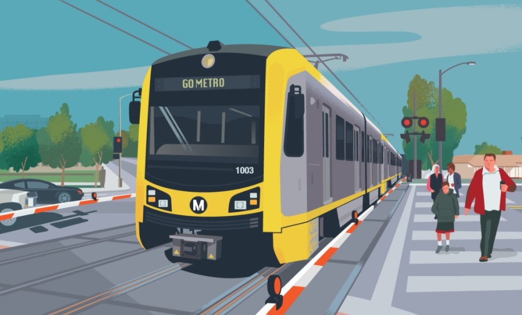 Metro West Santa Ana Branch Rail Recommended Route(s) To Go To Metro Board This Month