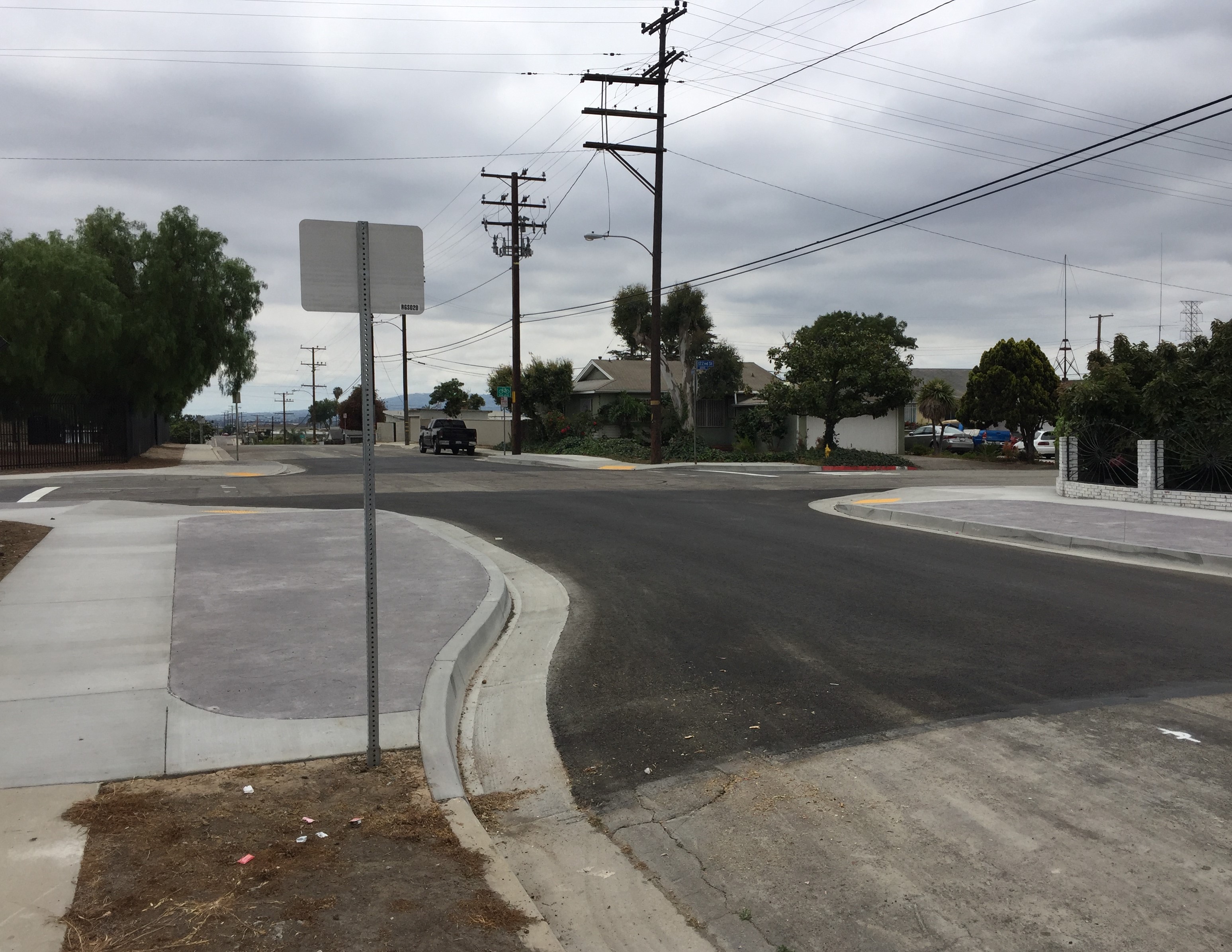 Bulb-outs at Budlong and 122nd Street