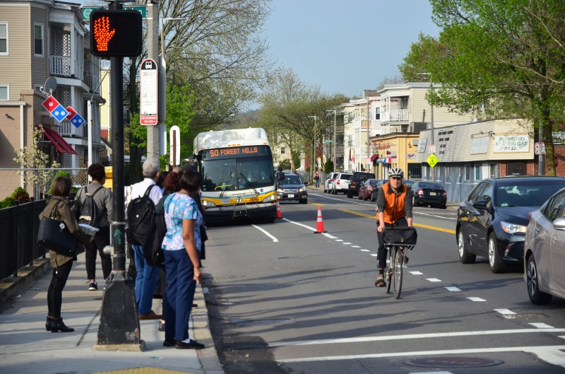 Boston Makes Its Bus Lane Experiment Permanent