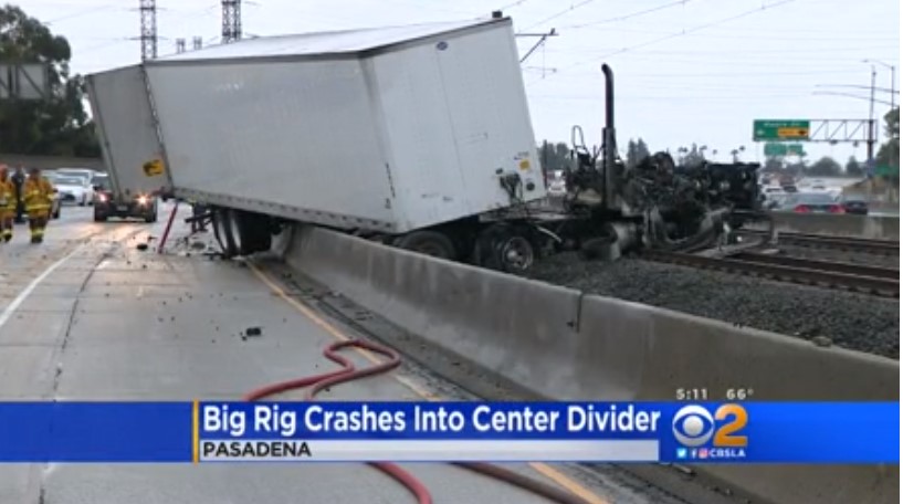 Truck Crash onto Gold Line Tracks Again Shows Need for 210 Freeway Barrier Fix