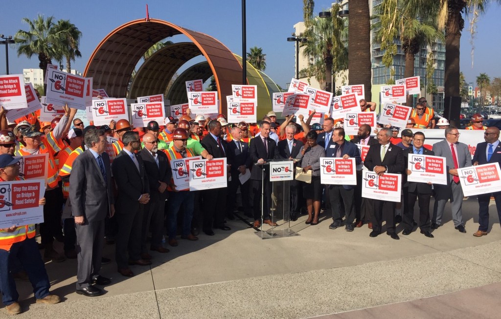 Broad Coalition Rallies Against Proposition 6