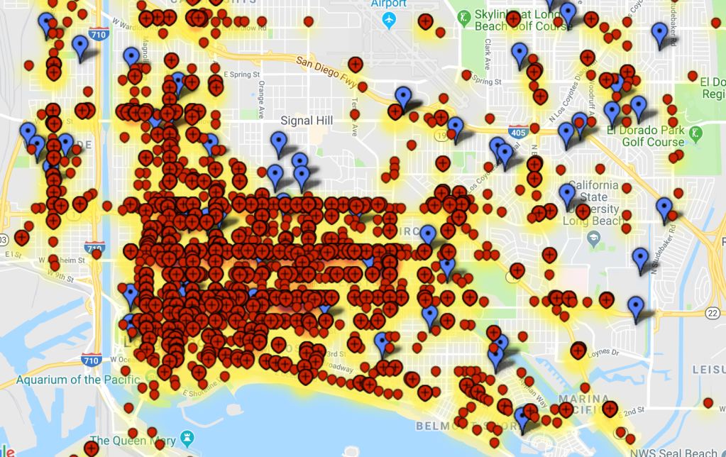 Long Beach Post Maps Pedestrian Crashes