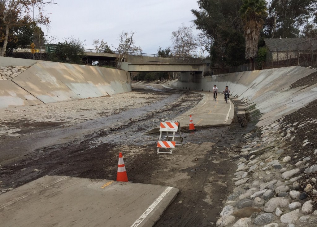 Eyes on the Path: Arroyo Seco Bike/Walk Path Damaged, But Passable