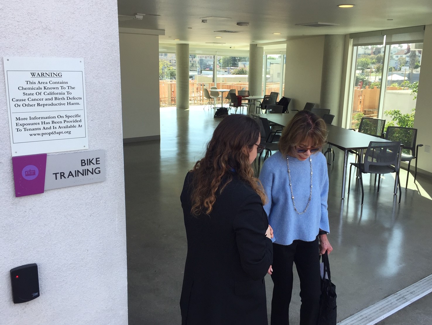 PATH Metro Villas includes this this Bicycle Room where residents will learn bike safety and bike repair.