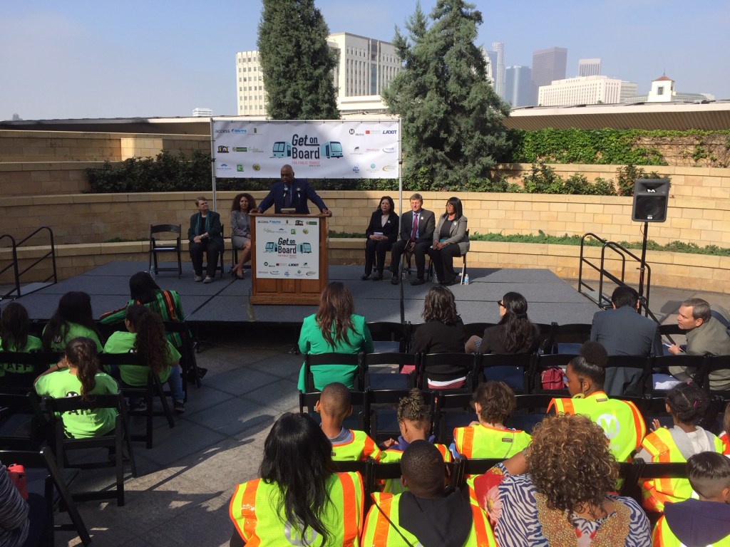 L.A. Transit Agencies Celebrate National Get on Board Day