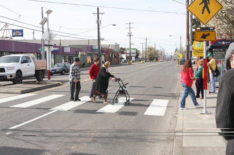 ‘Pedestrian-Friendly’ Portland Is Crossing Out Its Crosswalks