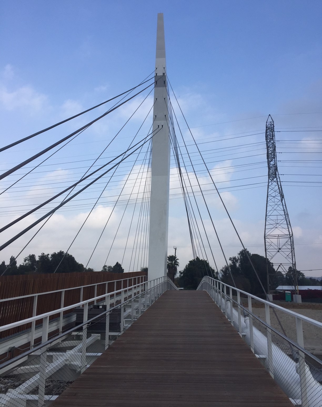 View of the pretty much completed North Atwater La Kretz bridge last weekend.