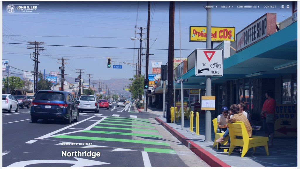 Lee Motion Could Undo Reseda Blvd Protected Bike Lanes