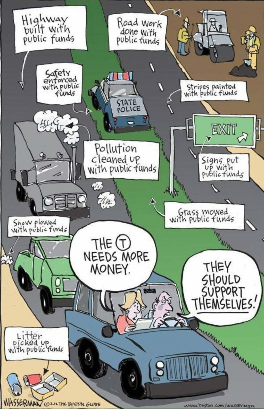 Cartoon Tuesday: Socialism For Drivers