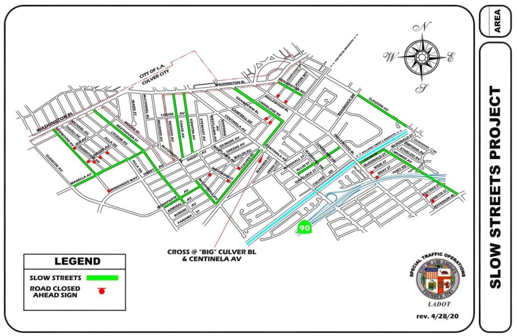L.A. Announces COVID “Slow Streets” Pilot then Postpones It; Program Needs Focus On Health, Equity