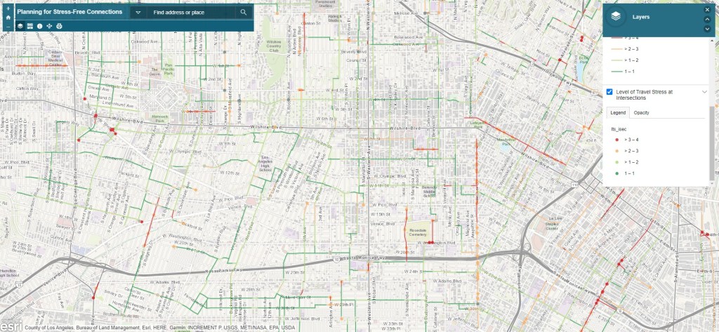LADOT Seeking Input on Low-Stress Travel Corridors in Central Los Angeles