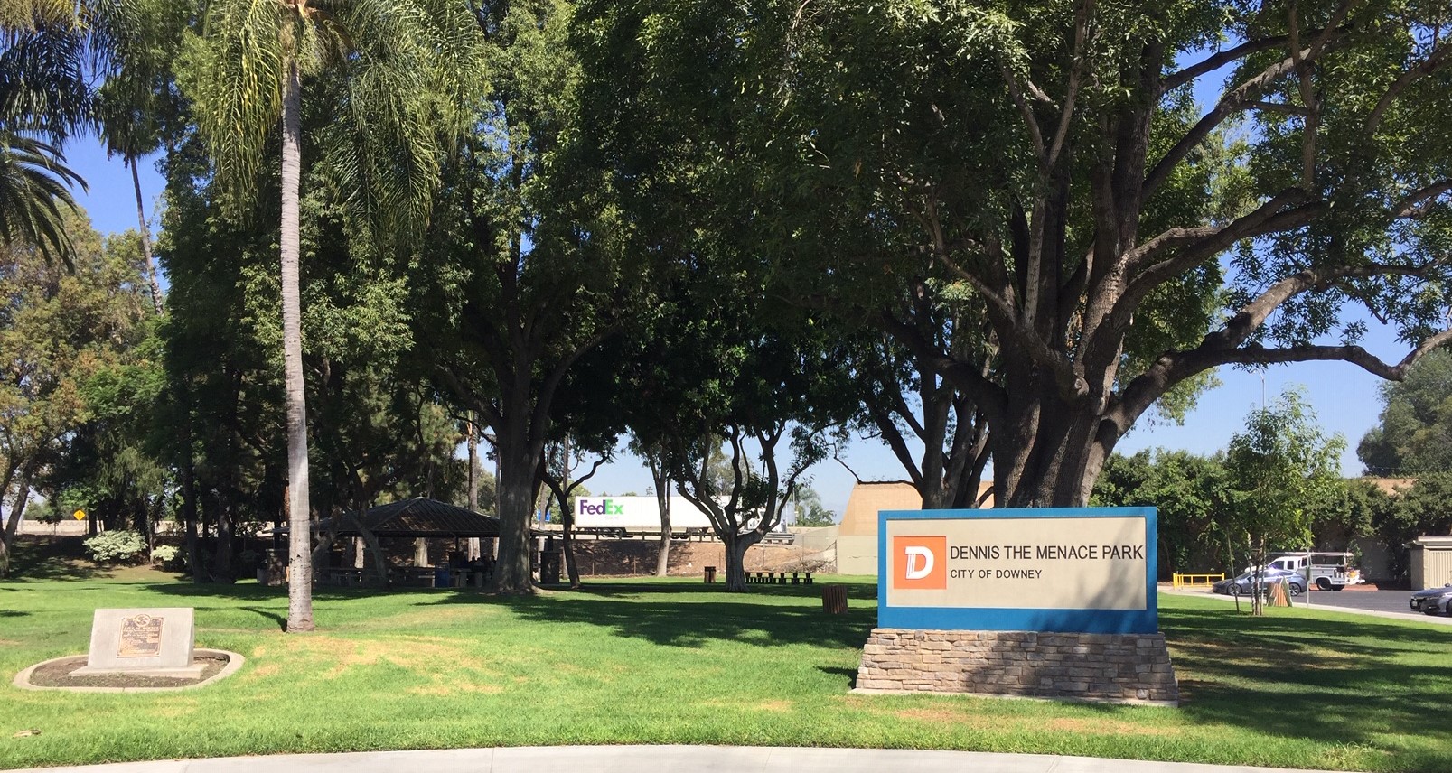 Widening the 5 through Downey would harm the adjacent Dennis the Menace Park