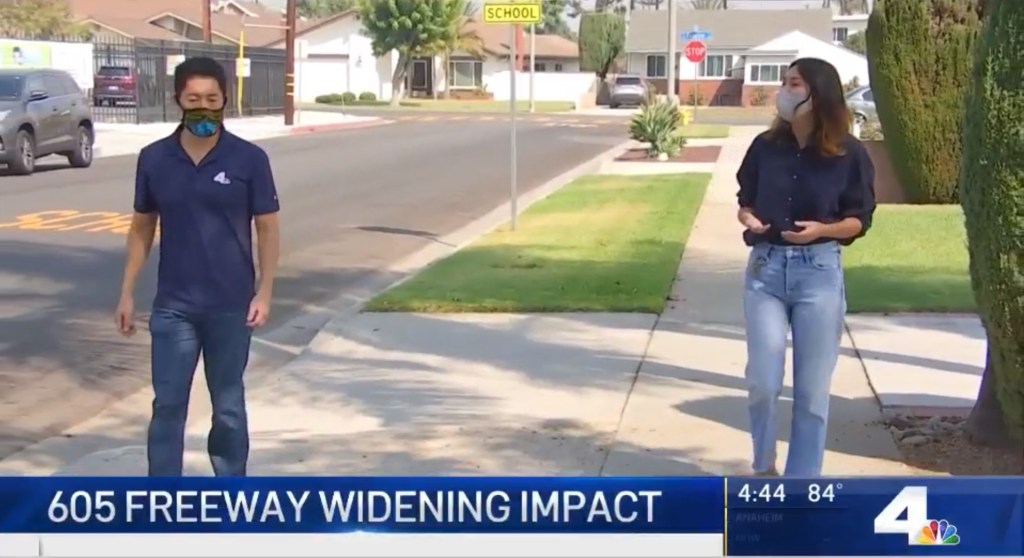 KNBC Covers Metro’s Plan to Widen 605 Freeway and Demolish Homes, While Metro’s The Source Lies About the Project