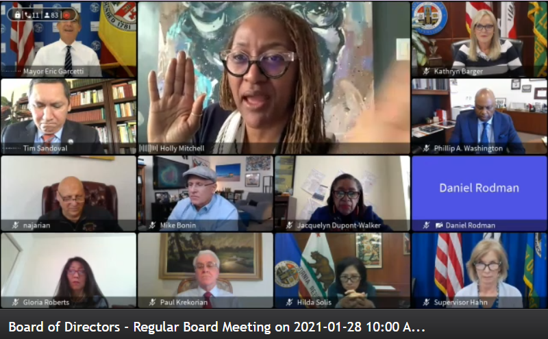 Updates from the January 2021 Metro Board Meeting