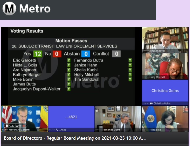 Metro Board Approves $36M for Transit Policing Overruns, Plus Safety Alternatives Next Year