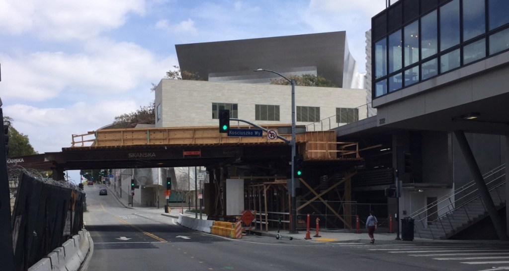 Eyes on the Street: Regional Connector Bridge Construction on Bunker Hill