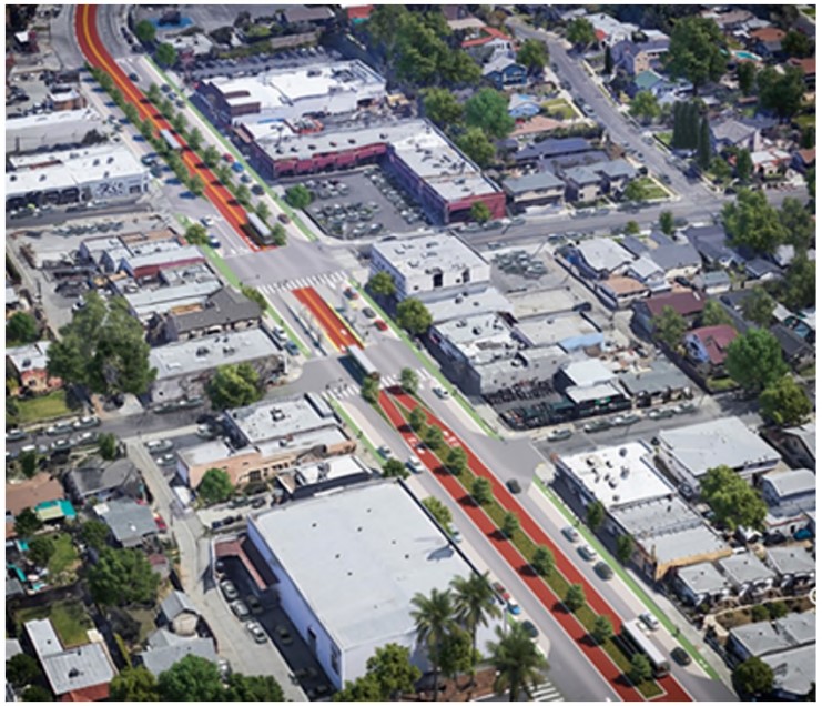 Metro Committee Approves Colorado Blvd for Eagle Rock Bus Rapid Transit