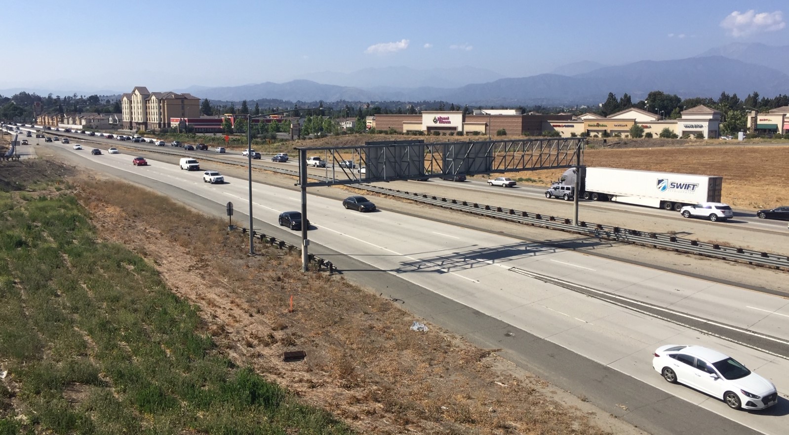 The southern portion of the 71 project - close to Rancho